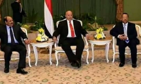 أثناء مناقشة أزمة إنهيار الريال اليمني : هادي يروي لحكومته بعض تفاصيل حياته في السبعينات