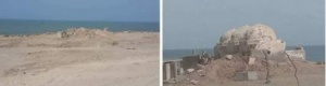 ألوية العمالقة تهدم مسجد الفازة و‘‘الضريح التاريخي‘‘ في مدينة زبيد بالحديدة عمره 1200 سنة (صور)
