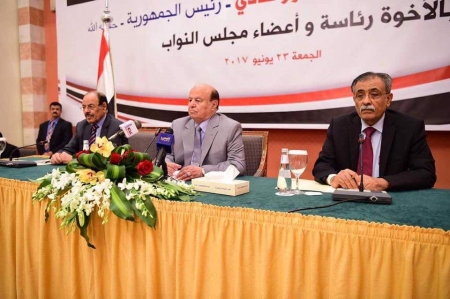 اختيار الشدادي لرئاسة البرلمان اليمني خطوة على طريق رئاسة الجمهورية خلفا لهادي