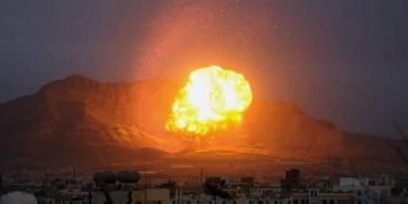 غارات جوية لطيران التحالف تستهدف مواقع عسكرية في صنـعاء